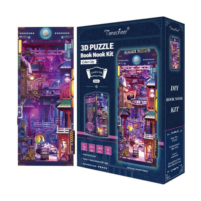 Tonecheer DIY - Book Nook Kit - Cyber City