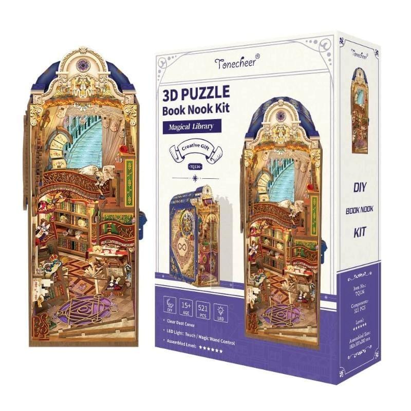 Tonecheer Construction Puzzles Tonecheer DIY - Magical Library