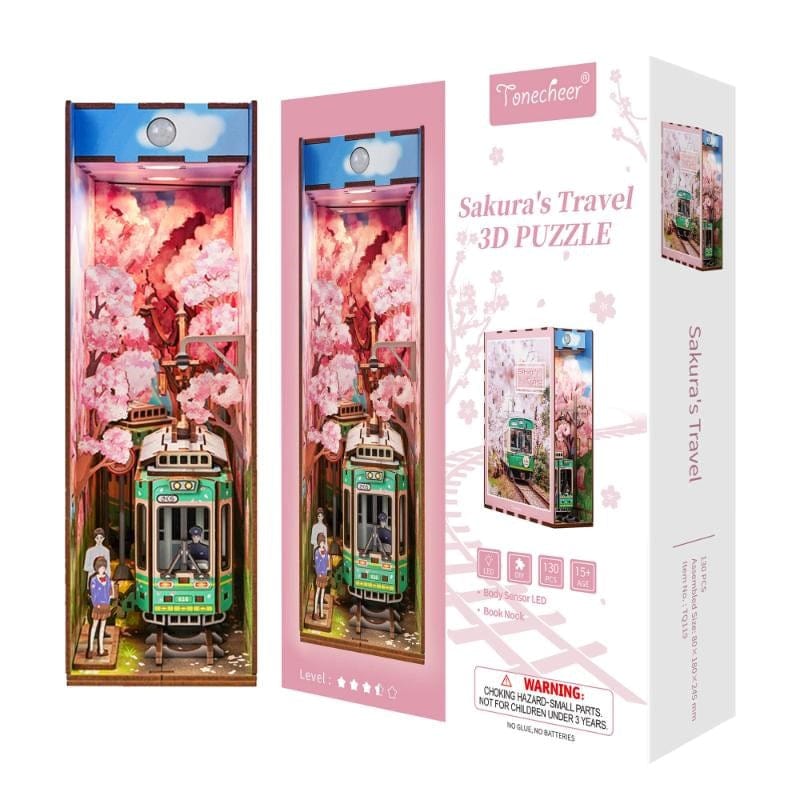 Tonecheer Construction Puzzles Tonecheer DIY - Sakura's Travel