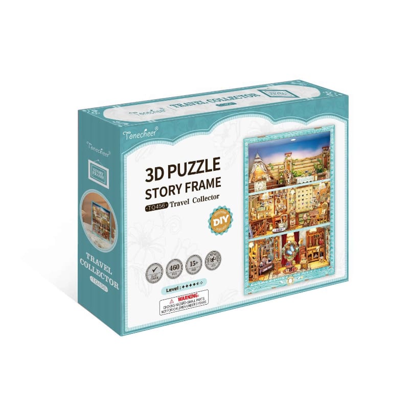 Tonecheer Construction Puzzles Tonecheer DIY - Travel Collector Story Frame