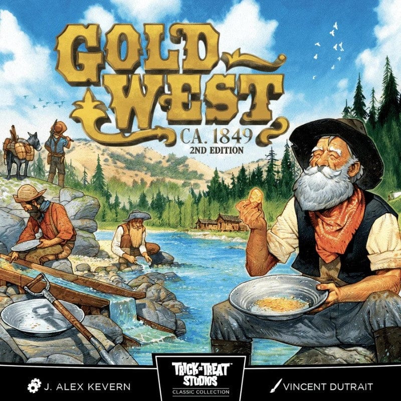 Trick Or Treat Board & Card Games Gold West 2nd Edition (August 2023 release)