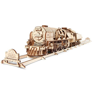 UGears Australia Construction Puzzles Ugears - V-Express Steam Train with Tender