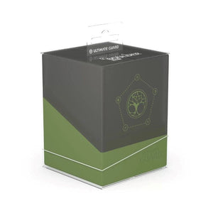 Ultimate Guard Trading Card Games Deck Box - Ultimate Guard Boulder Case - Druidic Secrets - Arbor (Olive Green) (Holds 100+)