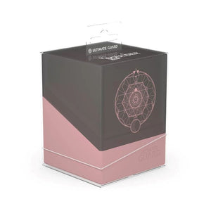 Ultimate Guard Trading Card Games Deck Box - Ultimate Guard Boulder Case - Druidic Secrets - Fatum (Dusty Pink) (Holds 100+)