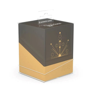 Ultimate Guard Trading Card Games Deck Box - Ultimate Guard Boulder Case - Druidic Secrets - Sol (Sand) (Holds 100+)
