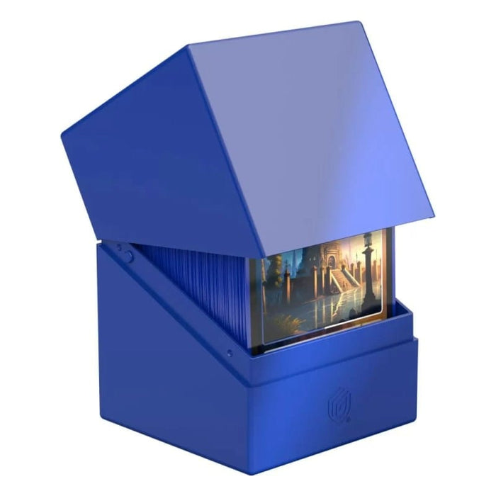 Deck Box - Ultimate Guard Boulder (holds 100+ cards) Solid Blue