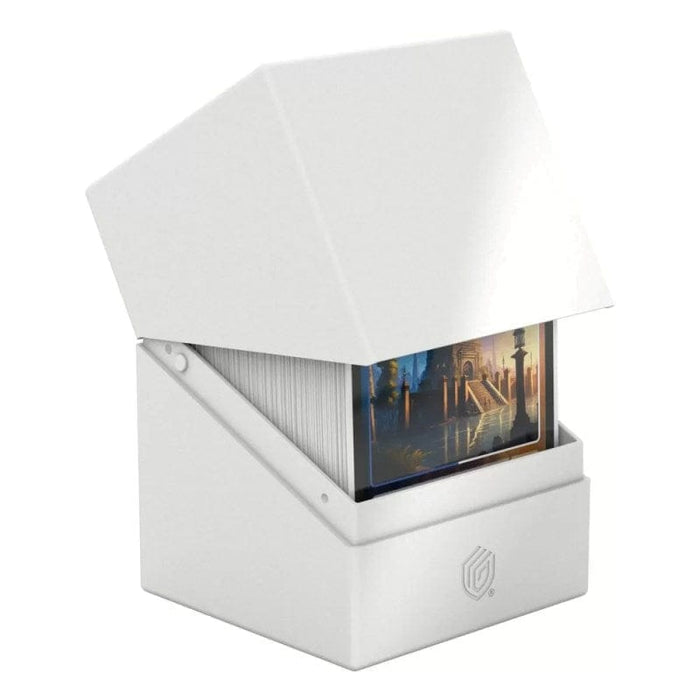 Deck Box - Ultimate Guard Boulder (holds 100+ cards)  Solid White
