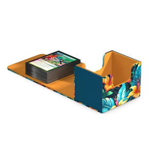 Ultimate Guard Trading Card Games Deck Box - Ultimate Guard Exclusive Sidewinder - Floral Places Part 2 - (Holds 100+ cards) Tulum Blue