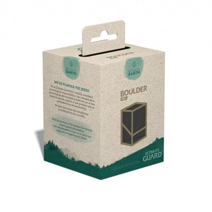 Deck Box - Ultimate Guard Return to Earth Boulder (holds 100+ cards) Deck Box Black