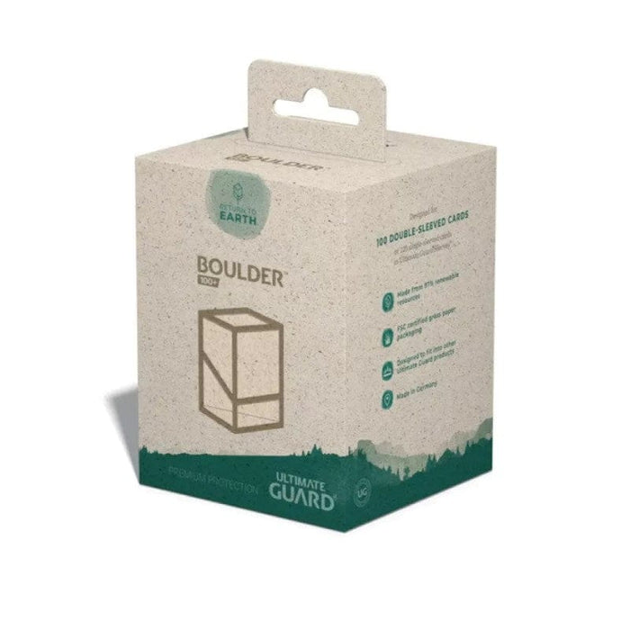 Deck Box - Ultimate Guard Return to Earth Boulder (holds 100+ cards) Deck Box Natural