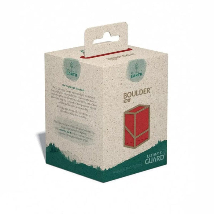 Deck Box - Ultimate Guard Return to Earth Boulder (holds 100+ cards) Deck Box Red