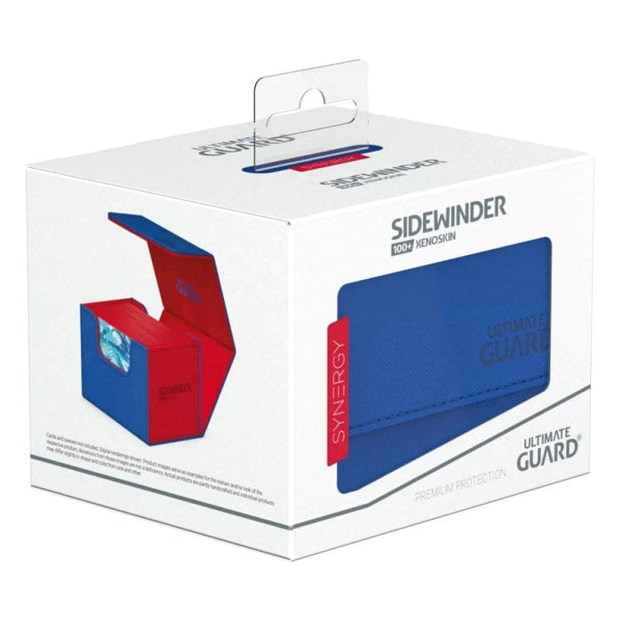 Deck Box - Ultimate Guard Synergy Sidewinder (holds 100+ cards) Blue/Red Deck Box