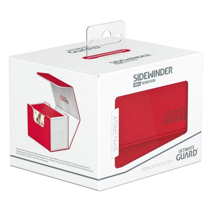 Deck Box - Ultimate Guard Synergy Sidewinder (holds 100+ cards) Red/White Deck Box