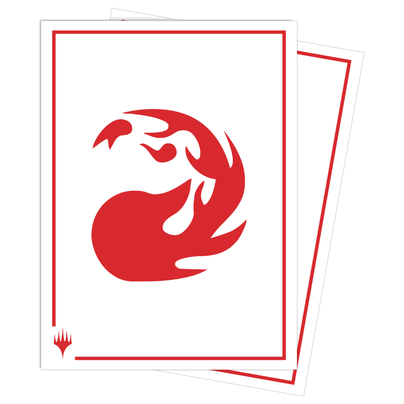 Ultra Pro Trading Card Games Card Sleeves - Mana 8 - 105ct Apex Deck Protector Sleeves - Mountain Red for Magic The Gathering (105) (Preorder)