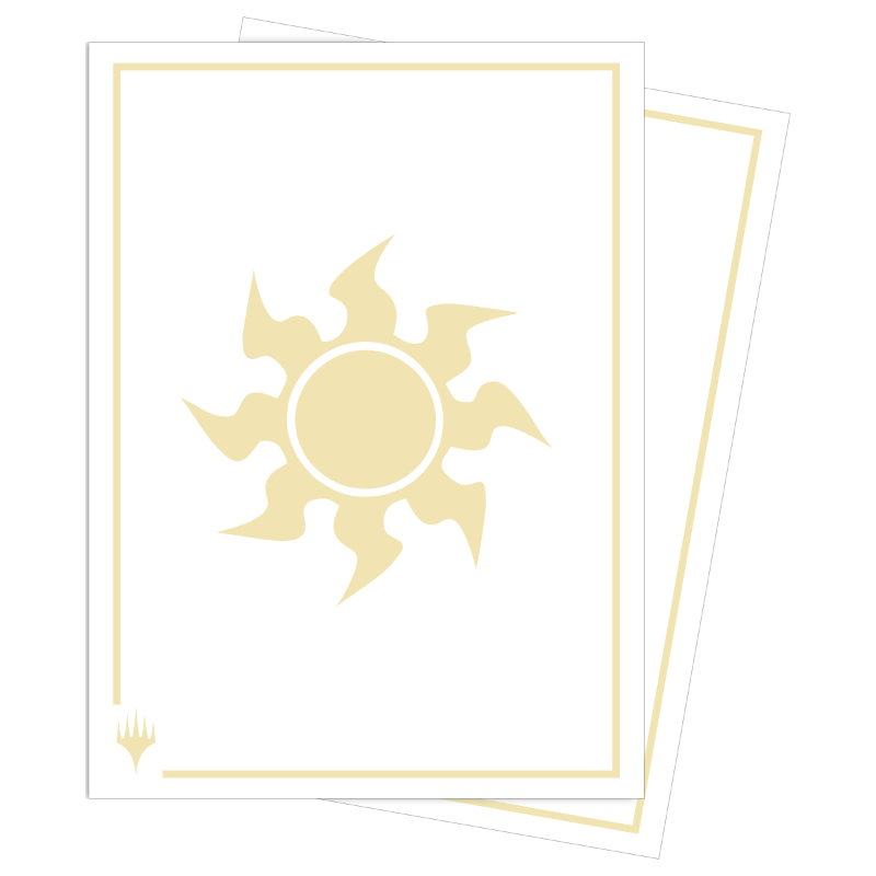 Ultra Pro Trading Card Games Card Sleeves - Mana 8 - 105ct Apex Deck Protector Sleeves - Plains White for Magic The Gathering (105) (Preorder)