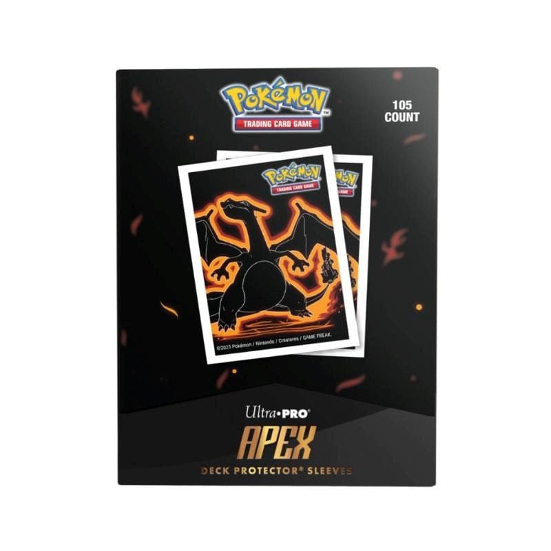 Ultra Pro Trading Card Games Card Sleeves - Pokemon - 105ct Apex Deck Protector Sleeves - Charizard (105) (September 2025 Release)