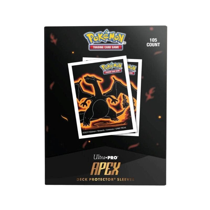 Card Sleeves - Pokemon - 105ct Apex Deck Protector Sleeves - Charizard