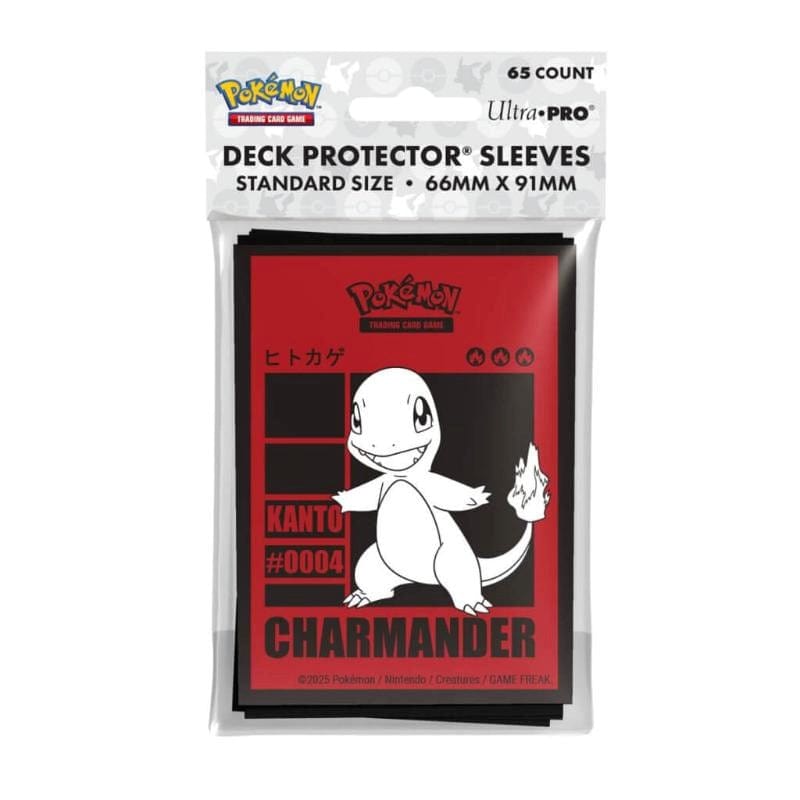 Ultra Pro Trading Card Games Card Sleeves - Ultra Pro - Pokemon - Charmander 65ct Deck Protector Sleeves