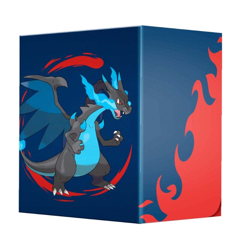 Ultra Pro Trading Card Games Deck Box - Ultra Pro - Pokemon - Mega Charizard X (Holds 100+)