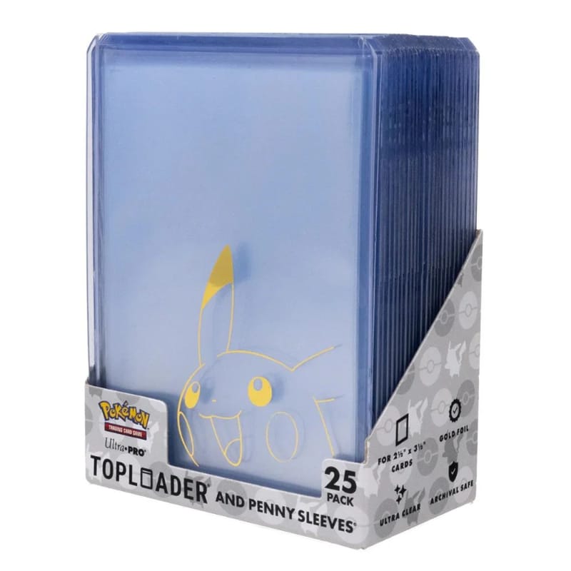 Ultra Pro Trading Card Games Toploader and Penny - Ultra Pro - Pikachu (25pk)