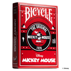 United States Playing Card Company Playing Cards Bicycle Playing Cards Disney - Classic Mickey (Red)