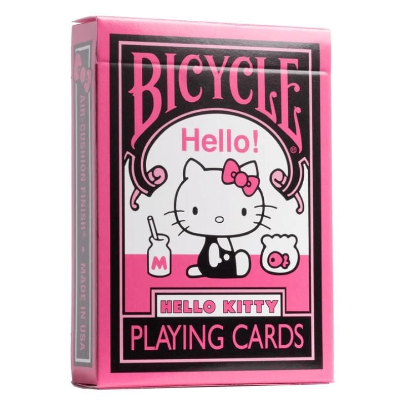United States Playing Card Company Playing Cards Playing Cards - Bicycle Hello Kitty Black & Pink