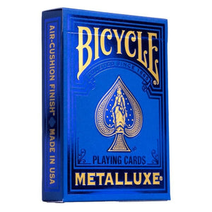 United States Playing Card Company Playing Cards Playing Cards - Bicycle Metalluxe Blue