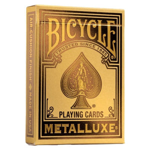 United States Playing Card Company Playing Cards Playing Cards - Bicycle Metalluxe Gold