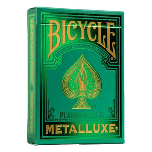 United States Playing Card Company Playing Cards Playing Cards - Bicycle Metalluxe Green