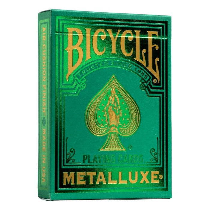 Playing Cards - Bicycle Metalluxe Green