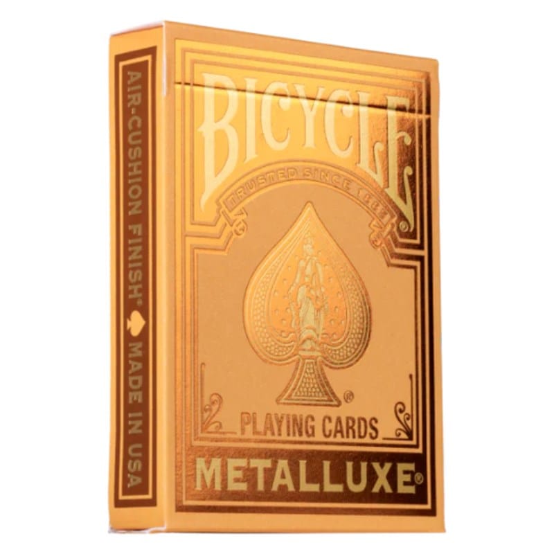 United States Playing Card Company Playing Cards Playing Cards - Bicycle Metalluxe Orange