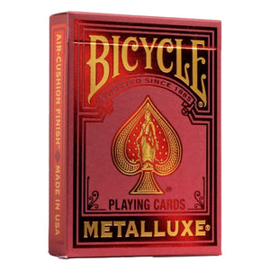 United States Playing Card Company Playing Cards Playing Cards - Bicycle Metalluxe Red