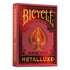 United States Playing Card Company Playing Cards Playing Cards - Bicycle Metalluxe Red