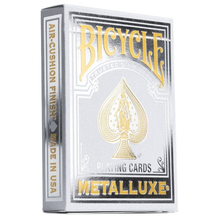 Playing Cards - Bicycle Metalluxe Silver