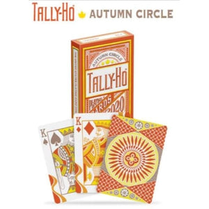 United States Playing Card Company Playing Cards Playing Cards - Tally-Ho - Autumn Circle