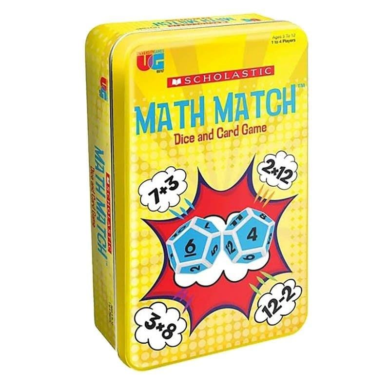 University Games Board & Card Games Math Match (Tin)
