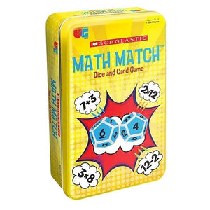 University Games Board & Card Games Math Match (Tin)