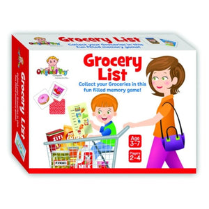 UNK Board & Card Games Grocery List