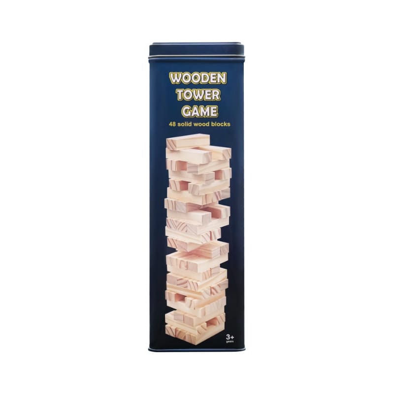 UNK Board & Card Games Wooden Tower Game (48pc) (like Jenga)