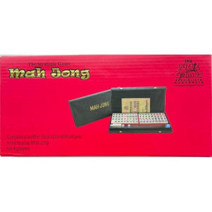 UNK Classic Games Mah Jong - Travel Vinyl Case w/ Racks