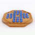 UNK Classic Games Solitaire - Marbles Wood Hexagon