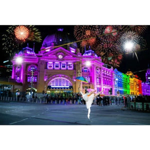 UNK Jigsaws Humans of Melbourne Jigsaw Puzzle - The Rainbow Ballerina (1000pc)