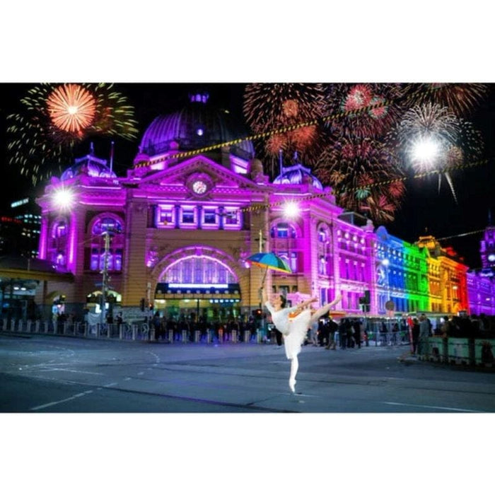 Humans of Melbourne Jigsaw Puzzle - The Rainbow Ballerina (1000pc)