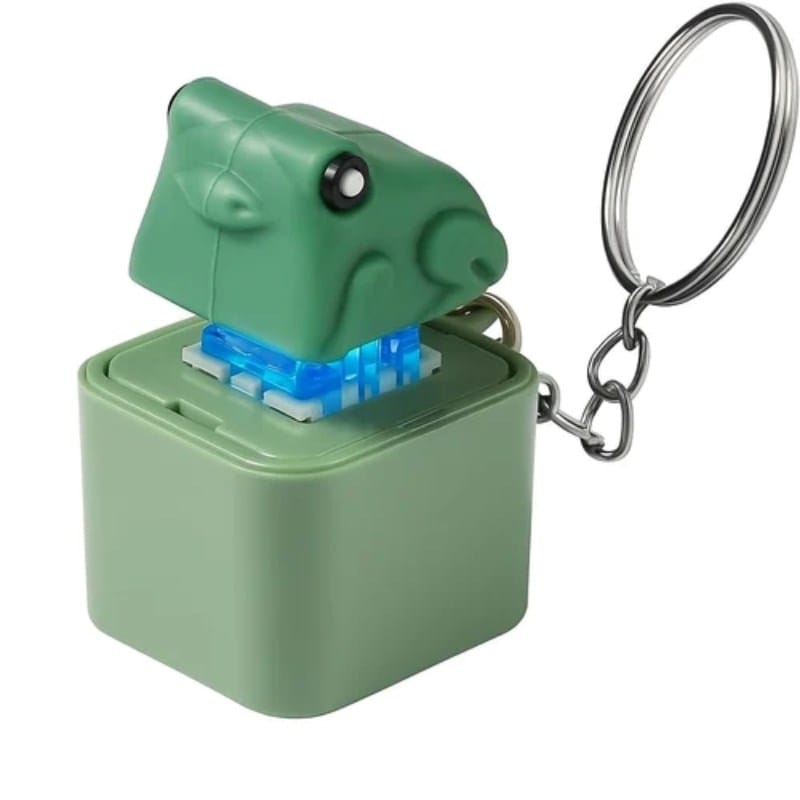 UNK Novelties Croaking Frog - Fidget Keychain