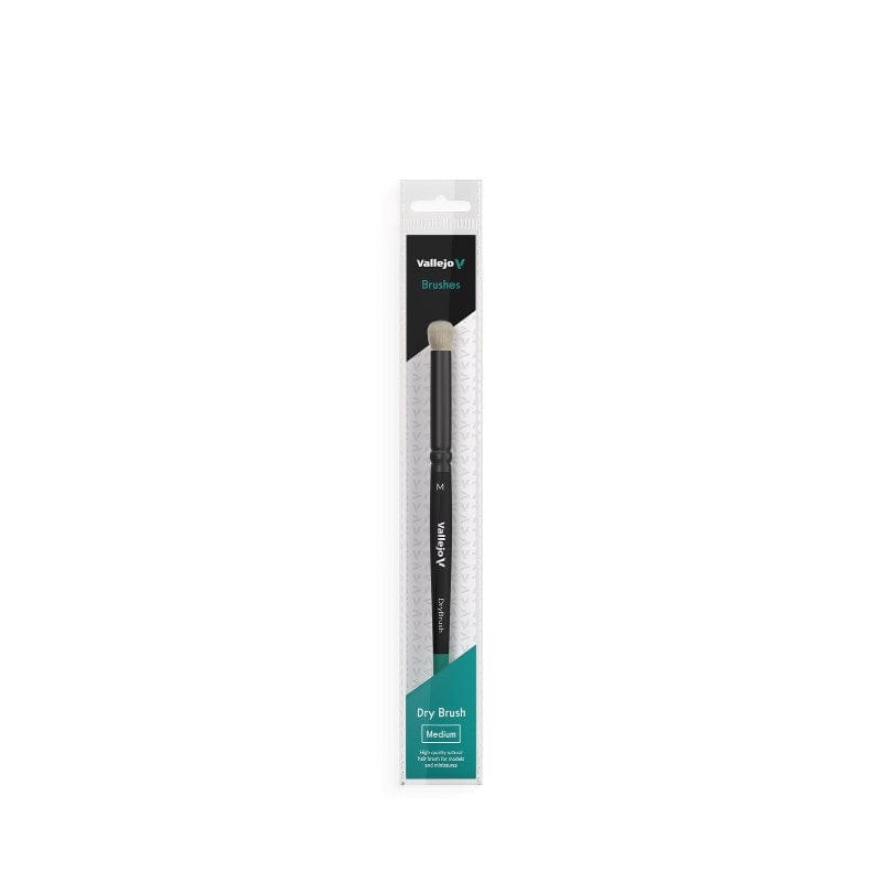 Vallejo Hobby Brush - Vallejo - Dry Brush - Natural Hair Medium