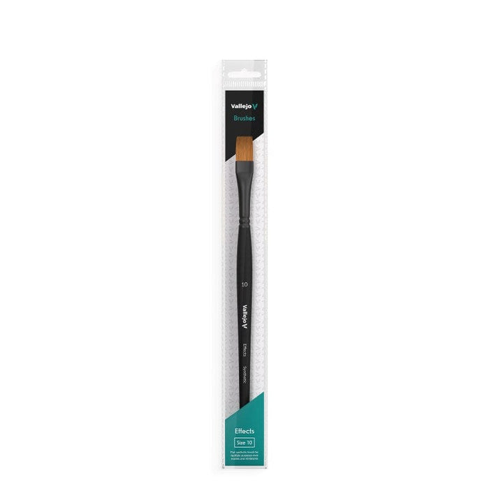 Brush - Vallejo - Effects Flat Rectangular - Synthetic Brush No. 10