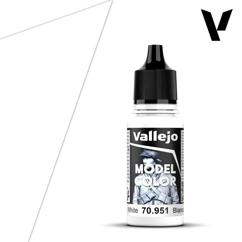 Vallejo Hobby Paint - Vallejo Model Color - #001 - White V2