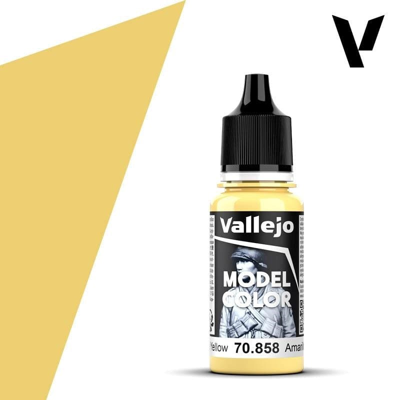 Vallejo Hobby Paint - Vallejo Model Color - #023 - Ice Yellow V2