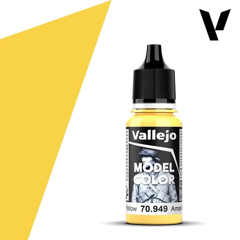 Vallejo Hobby Paint - Vallejo Model Color - #024 - Light Yellow V2