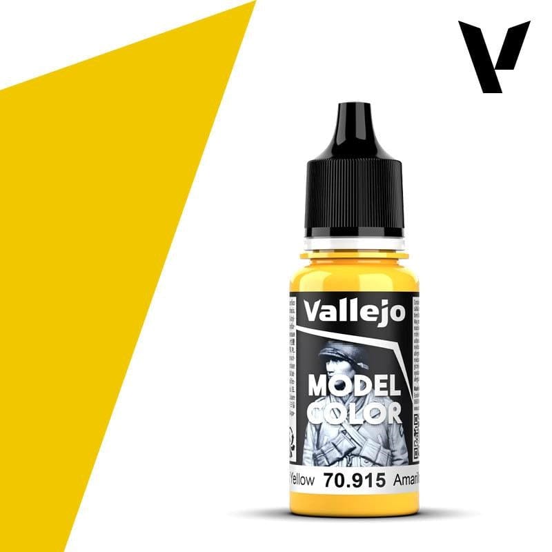 Vallejo Hobby Paint - Vallejo Model Color - #026 - Deep Yellow V2